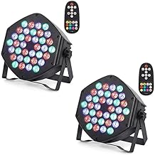 Doppel Set RGB Bühnenlicht Akku Parlicht Mit DMX Und Soundsteuerung Für DJ Party