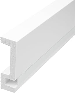 LED Sockelleiste Weiß LCL-15, 100x20x1000 mm, Preis pro Meter, Fußleiste für LED Streifen & In…