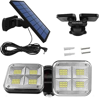 Eventerde Solarscheinwerfer Mit Bewegungsmelder Außen – Solarlampen Für Terrassen | Wasserdicht…