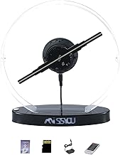 Missyou 3D Hologramm Projektor MS30D1BHZ 30CM mit LED Display App Bluetooth Steuerung Fernbedienu…