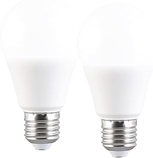 Luminea LED Leuchtmittel: 2er-Set LED-Lampe E27 9W (ers. 75W) 3-stufig dimmbar 830lm tageslicht (…
