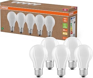 Osram Hocheffiziente LED Lampen mit Energieeffizienz Klasse A, Vorteilspack mit 5 Leuchtmittel, e…