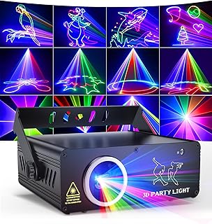 Ehaho Discolicht Partylicht mit Bluetooth App Steuerung L2400 | 3D DIY Animation DJ Licht | Benut…