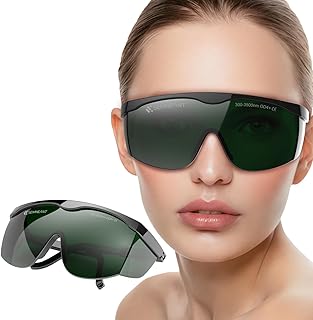 Profi Laser & IPL Schutzbrille nach EN 207 Schutz 300-3500nm für IPL Haarentfernung, Laserschwei…