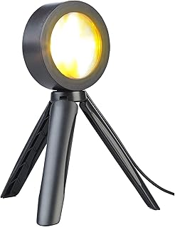 PEARL Sonnenuntergangsleuchte: Sonnenuntergangs-LED-Projektionslicht mit Stativ, 7 W, USB (LED So…