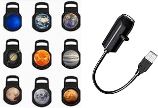 Planeten-Projektions-Nachtlampe, LED-Atmosphäre, Projektionslicht, 360 Grad drehbar, Planeten-Pr…