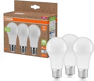 Osram LED-Lampe Star A100 Recycling 14W 840, 4000K kaltweiß, E27, matt, 1521 lm, 40% recycelter …