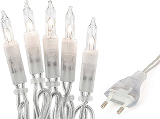 hellum Lichterkette innen strombetrieben, mini Lichterkette 10er Ersatzbirnen klare warme Lichter…
