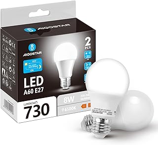 LED Lampe mit Tageslichtsensor, E27 Lichtsensor Glühbirne, 8W (55W Equivalent) Dämmerungssensor…