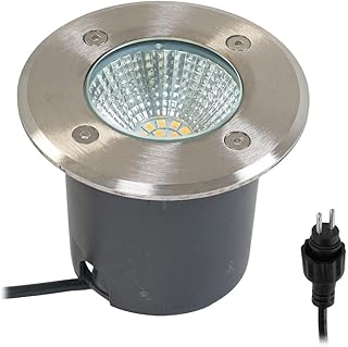 VBLED© LED Bodeneinbaustrahler Mutantur für Außen 3000K 3-Stufendimmer 1W-3W-6W mit EZDIM-Tech…