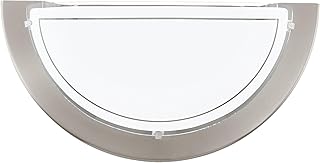 EGLO Wandlampe Planet 1, 1 flammige Wandleuchte, Wandbeleuchtung für Innen aus Metall und Glas, …