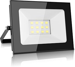 papasbox 12V 10W LED Fluter, Superhell 800LM Strahler Außen Flutlicht 3000K Warmweiß, Wasserdic…