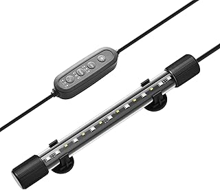FEDOUR 28CM Aquarium Led Beleuchtung, 24/7-Modus Aquarium LED Licht mit Vollspektrum RGBW LEDs, I…