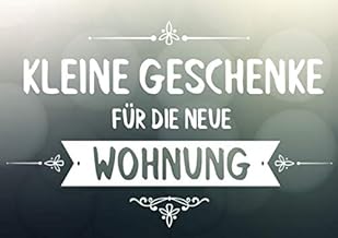 Kleine Geschenke für die neue Wohnung: Buch (blanko) als Geschenk zu Einzug und Einweihungsparty…
