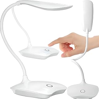 Retoo Schreibtischlampe LED mit Touch Dimmbare mit 3 Helligkeits, Schreibtischleuchte mit flexibl…