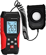Digital Luxmeter Tragbare Photometer Belichtungsmesser Beleuchtungsstärke Lichtmesser mit 200.00…