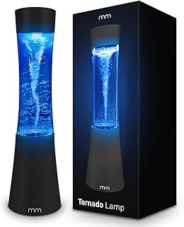 mikamax Tornado LED Lampe – Nachtlampe & Schreibtischlampe – Bewegliches Stimmungslicht mit Torna…