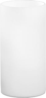 EGLO Tischlampe Geo, Tischleuchte minimalistisch, Nachttischlampe aus opal-mattem Glas, Wohnzimme…