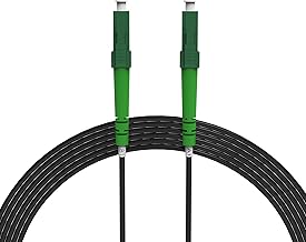 nexinex – 15m gepanzertes Glasfaserkabel LC/APC auf LC/APC Patchkabel | Telekom, Vodafone, 1&1, F…