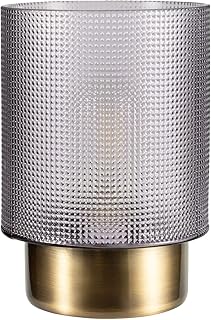 Pauleen 48133 Pure Glamour mobile Tischleuchte Glas Tischlampe Timerfunktion 6H Batterie Glaslamp…