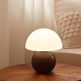 Dawnwake Pilz Nachttischlampe Tischlampe, Led Dimmbar Tischleuchte Deko Wohnzimmer, Schlafzimmer …