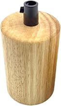 JAYIOLA Lampenfassung Hängeleuchtenfassung E27 Lampensockel Leuchtenhalterung Aus Holz für Indi…