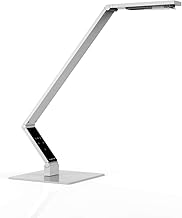 LUCTRA Table Linear Base Schreibtischlampe LED Dimmbar, weiß, LED Schreibtischlampe Modern, Huma…