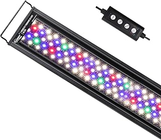 hygger Aquarium Beleuchtung Zyklus 24/7 Aquarium licht mit Timer,26W Vollspektrum Aquarium LED Be…