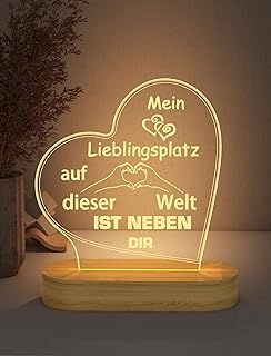 FULLOSUN Ich liebe dich Geschenk, Valentinstagsgeschenk, Geburtstagsnachtlicht, Geschenke für di…