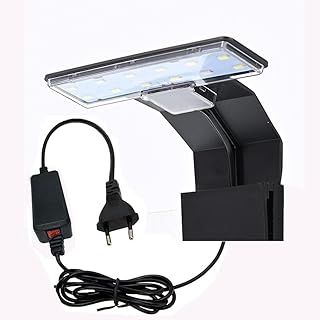 GERUI LED Aquarium Beleuchtung – Blaues und Weißes Licht Lampe 220V 6W Nano für Wasserpflanzen …