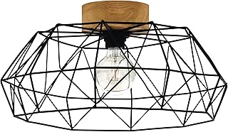 EGLO Deckenlampe Padstow, Deckenleuchte Vintage, Industrial, Retro, Deckenstrahler aus Stahl und …