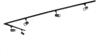 Qazqa Modern Schienensystem Lampen Komplettset, Schienenbeleuchtung, Deckenstrahler, Deckenspot -…