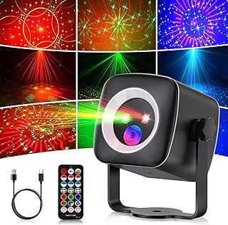 Gobikey Discokugel, Musikgesteuert Discolicht Partylicht 60 Verschiedene Muster Strobe-Effekt Par…