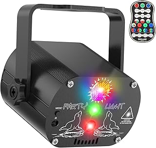 Kabelloses Discokugel Partylicht 4500mAh Akku Musikgesteuert Discolicht Party licht 60 Verschiede…