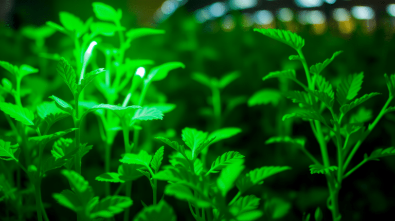 Grünes Licht für Pflanzenwachstum